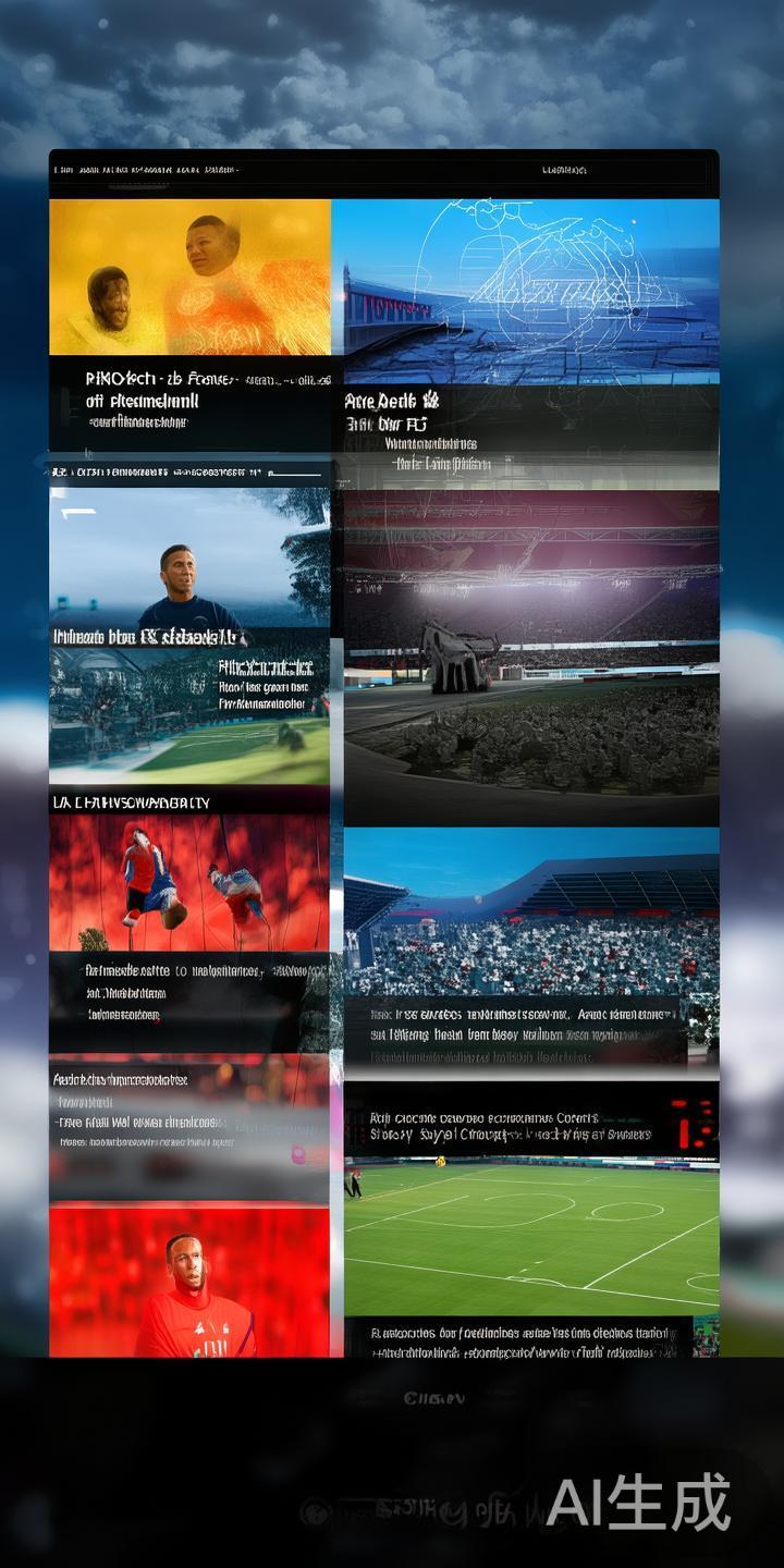 首页设有体育新闻专区，涵盖当天国内外重大赛事、运动